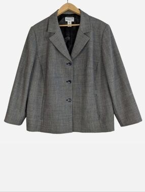 Vintage Pendleton 100% Virgin Wool Plus Houndstooth Blazer 20W